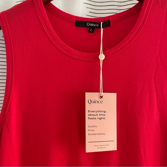 Red Quince dress size large - Picture 5 of 7